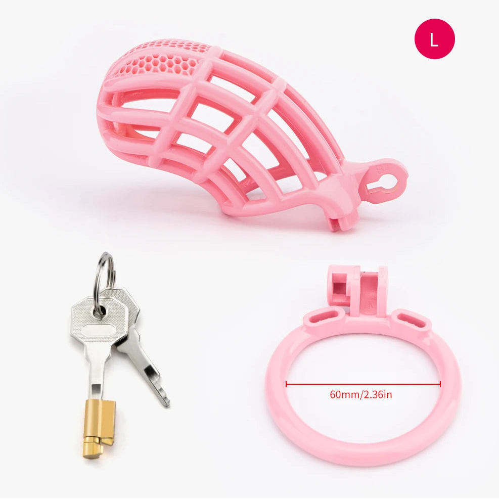 Pink BeggingBoi Chastity Cage from Pridevoyageshop