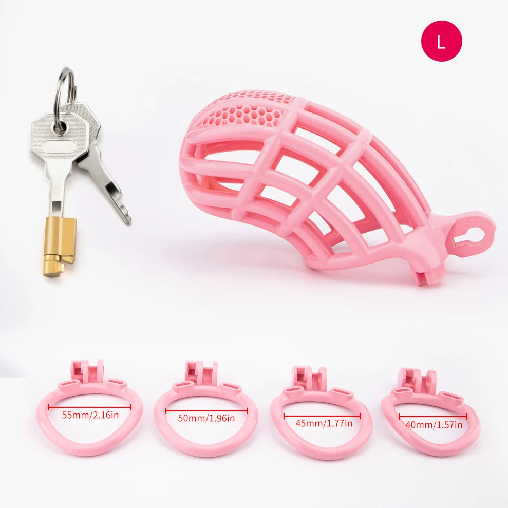 Pink BeggingBoi Chastity Cage from Pridevoyageshop