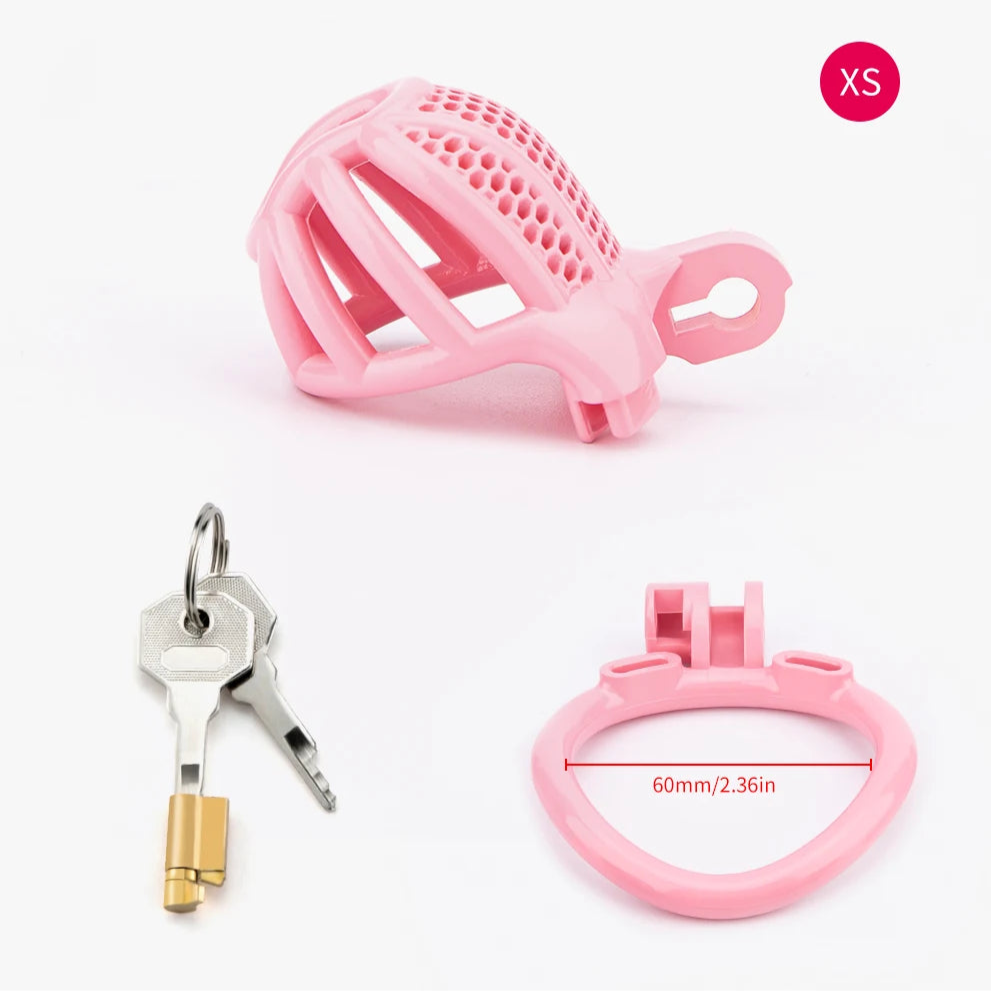 Pink BeggingBoi Chastity Cage from Pridevoyageshop