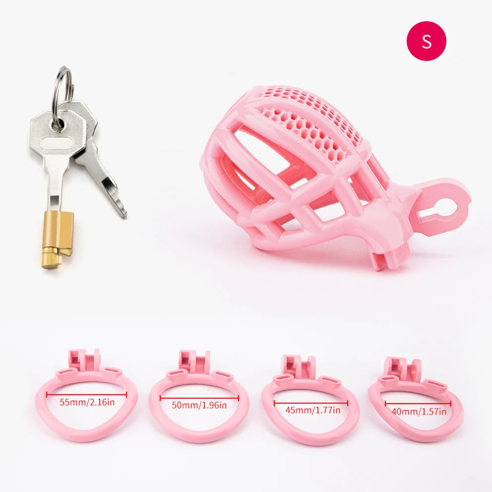 Pink BeggingBoi Chastity Cage from Pridevoyageshop