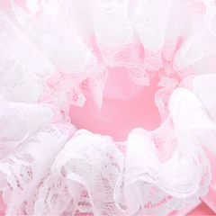 Pink Dainty Lace Trim Dick Wrap - pridevoyageshop.com - gay men’s thongs, boxers, briefs and jockstraps