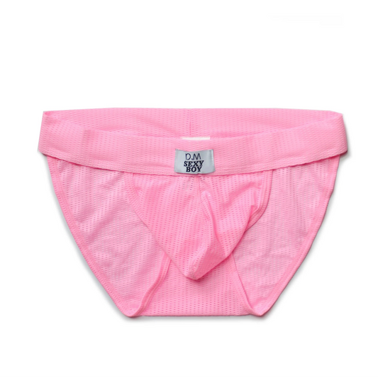 Pink Men’s DM Sexy Boy Mesh Briefs - pridevoyageshop.com - gay men’s thongs, boxers, briefs and jockstraps