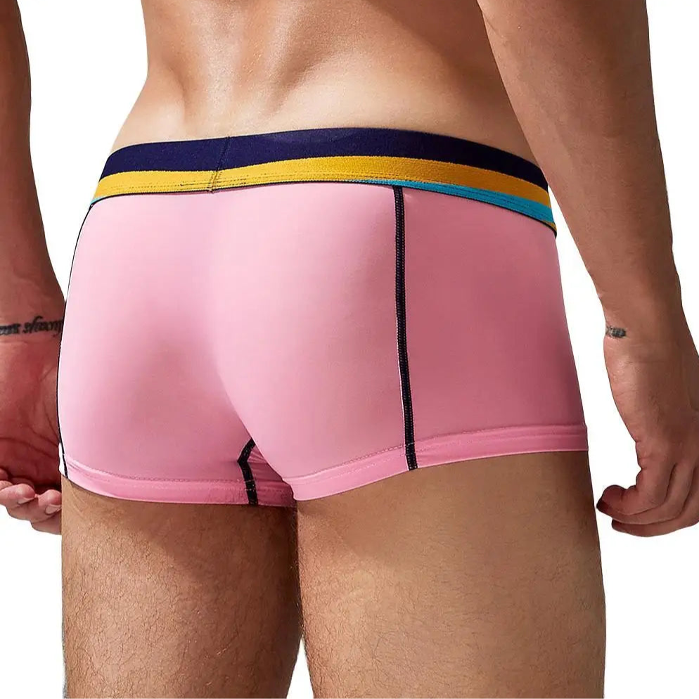Pink SEOBEAN Spectrum Boxer Briefs - pridevoyageshop.com - gay men’s thongs, boxers, briefs and jockstraps