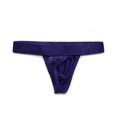 Purple DM Men’s Uniform Patch Thong - pridevoyageshop.com - gay men’s thongs, boxers, briefs and jockstraps