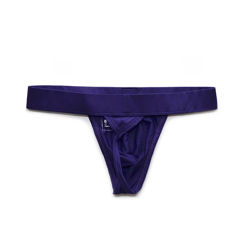 Purple DM Men’s Uniform Patch Thong - pridevoyageshop.com - gay men’s thongs, boxers, briefs and jockstraps