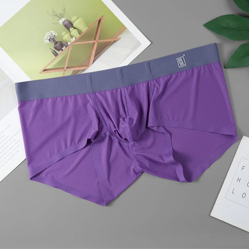 Purple Men’s Ultra Light Mesh Boxer - pridevoyageshop.com - gay men’s thongs, boxers, briefs and jockstraps