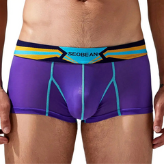 Purple SEOBEAN Spectrum Boxer Briefs - pridevoyageshop.com - gay men’s thongs, boxers, briefs and jockstraps