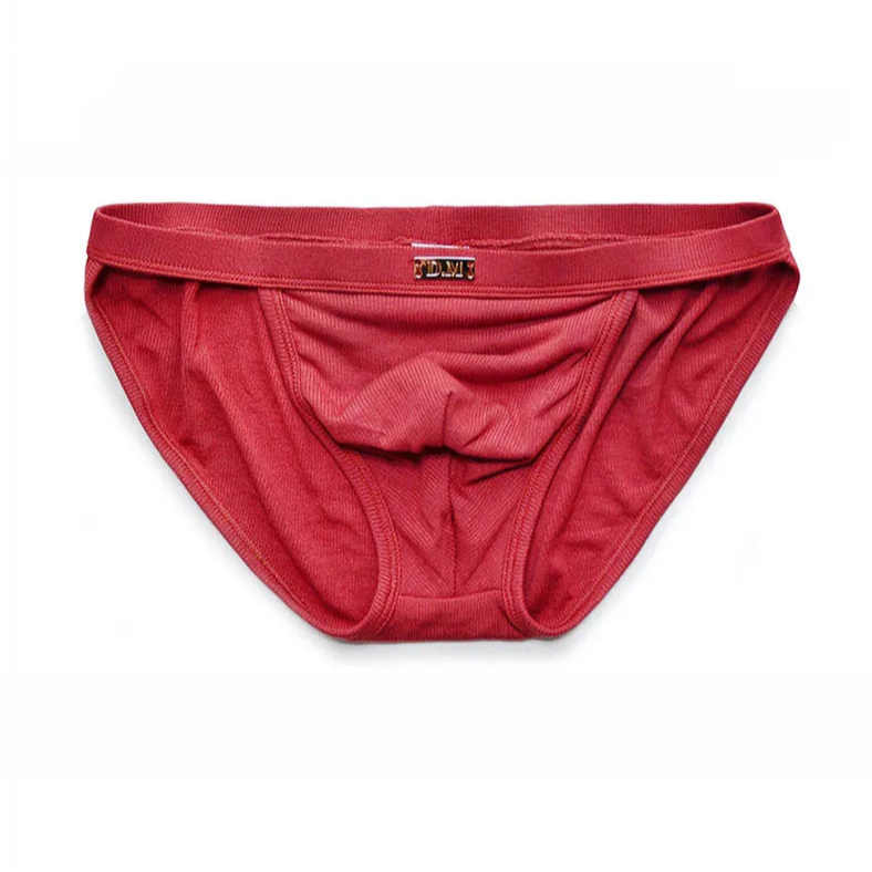 Red Men’s Big Bulge Pouch Minimal Brief - pridevoyageshop.com - gay men’s thongs, boxers, briefs and jockstraps