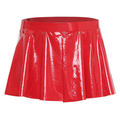 Red Men’s Snap & Strut PVC Kink Skirt BriefMen’s Snap & Strut PVC Kink Skirt Brief - pridevoyageshop.com - gay men’s thongs, boxers, briefs and jockstraps