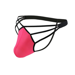 Rhodo Men’s Strappy Hung Bulge Cage Thong - pridevoyageshop.com - gay men’s thongs, boxers, briefs and jockstraps