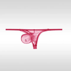 Rose red Men’s Raw & Ravishing Sheer Thong - pridevoyageshop.com - gay men’s thongs, boxers, briefs and jockstraps