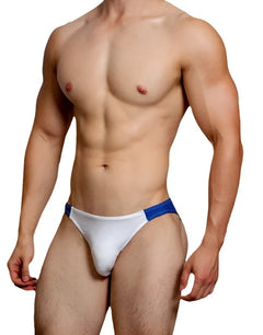 a sexy gay men in white DM Take It Bitch Open Butt Zipper Briefs - pridevoyageshop.com - gay men’s underwear and activewear
