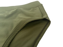 details of green Gay Swimwear | Men's Military Swim Briefs- pridevoyageshop.com - gay men’s underwear and swimwear