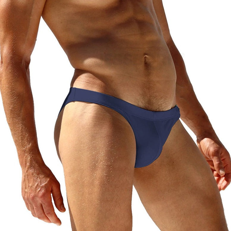 sexy gay man in dark blue Gay Swimwear | Gay Men's Clipper Swim Briefs- pridevoyageshop.com - gay men’s underwear and swimwear