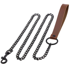 coffe Loyal Chain Leash for Puppy Play - pridevoyageshop.com - gay men’s puppy play gear, lingerie, fishnet and fetish wear