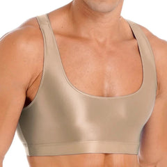 a sexy gay man in coffee Men's Glossy Sports Crop Top | Gay Crop Tops & Sports Wear - pridevoyageshop.com - gay crop tops, gay casual clothes and gay clothes store