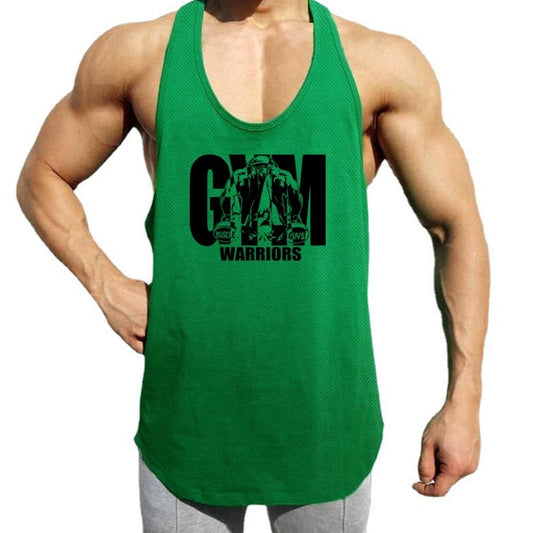 hot gay muscle hunk in green Gay Tops | Mens Mesh Stringer Tank Tops - pridevoyageshop.com - gay men’s gym tank tops, mesh tank tops and activewear