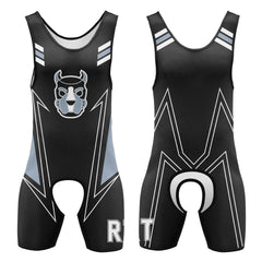 Alpha Puppy Open-Crotch Wrestling Singlet