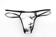 Big Man's Patterned Show Thong - pridevoyageshop.com - gay men’s underwear and swimwear