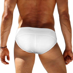 sexy gay man in white Gay Swimwear | Gay Men's Clipper Swim Briefs- pridevoyageshop.com - gay men’s underwear and swimwear