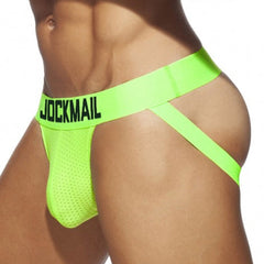 Jockmail Men's Neon Party Jockstrap