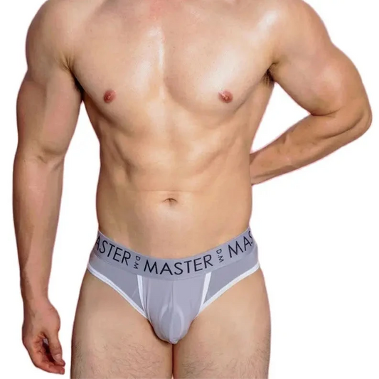 a hot man in gray DM Mesh Master Briefs - pridevoyageshop.com - gay men’s thongs, boxers, briefs and jockstraps