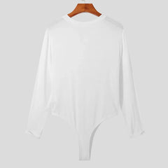 white The Preacher’s Thong Bodysuit - Men's Singlets, Bodysuits, Rompers & Jumpsuits - pridevoyageshop.com