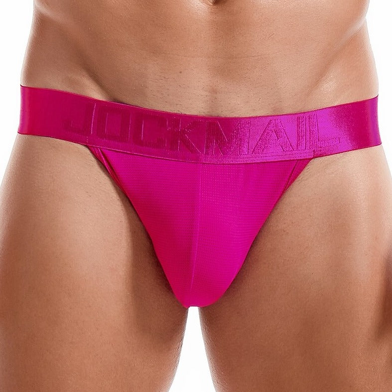 rose red Jockmail Fiesta Rave Bikini Briefs | Gay Men Underwear- pridevoyageshop.com - gay men’s underwear and swimwear