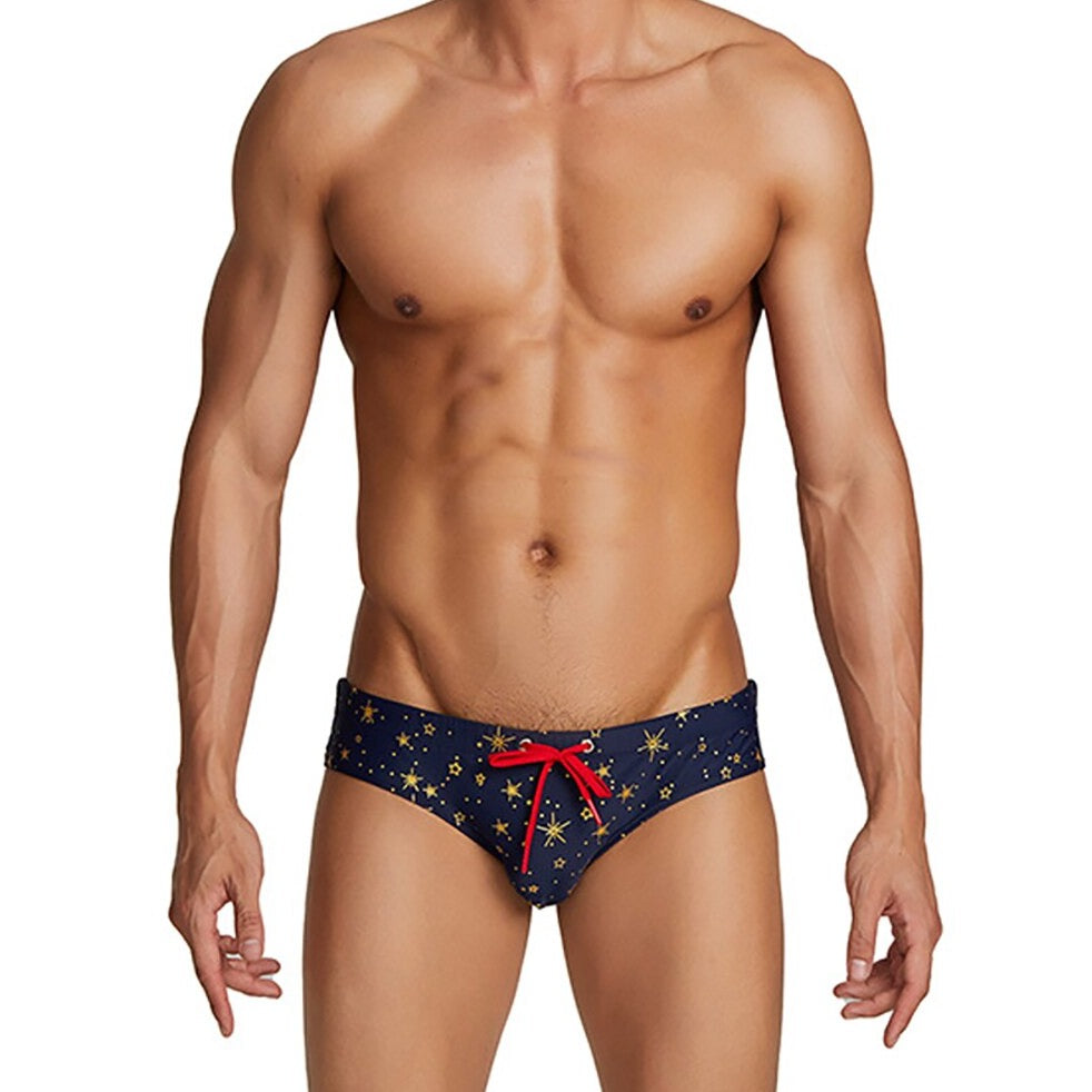 hot gay man in Gay Swimwear | Golden Stars Swim Briefs- pridevoyageshop.com - gay men’s underwear and swimwear