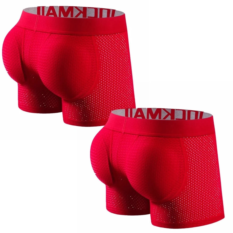 Men's Bun Buster Mesh Boxer Briefs 2-Pack - pridevoyageshop.com - gay men’s underwear and swimwear