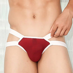 hot man in red Gay Jockstrap: Bondage Jockstrap & Erotic Gay Lingerie- pridevoyageshop.com - gay men’s underwear and swimwear