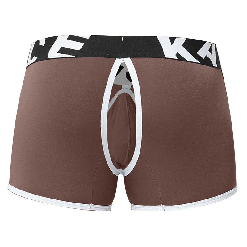 Bareback Boxer Briefs - Removable Pouch & Backless