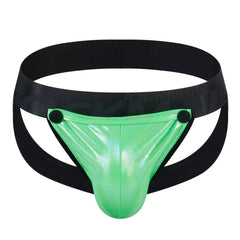 green Jockmail Circuit Party Jockstrap - pridevoyageshop.com - gay men’s underwear and swimwear