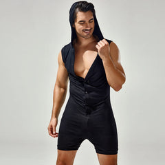 Meat Rack Hooded Onesie for Gay Men