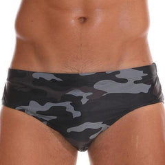hot gay man in Camouflage Gay Swimwear | 2023 New Men's Sexy Swim Briefs- pridevoyageshop.com - gay men’s underwear and swimwear