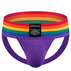 purple Gay Jockstrap: Designer Jock Strap & Gay Athletic Supporter- pridevoyageshop.com - gay men’s underwear and swimwear