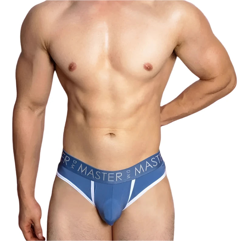 a hot man in blue DM Mesh Master Briefs - pridevoyageshop.com - gay men’s thongs, boxers, briefs and jockstraps