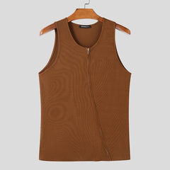 The Main Drag Zip Rib Vest