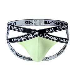 green DM Gay Men's Criss Cross Jockstrap - pridevoyageshop.com - gay men’s underwear and swimwear