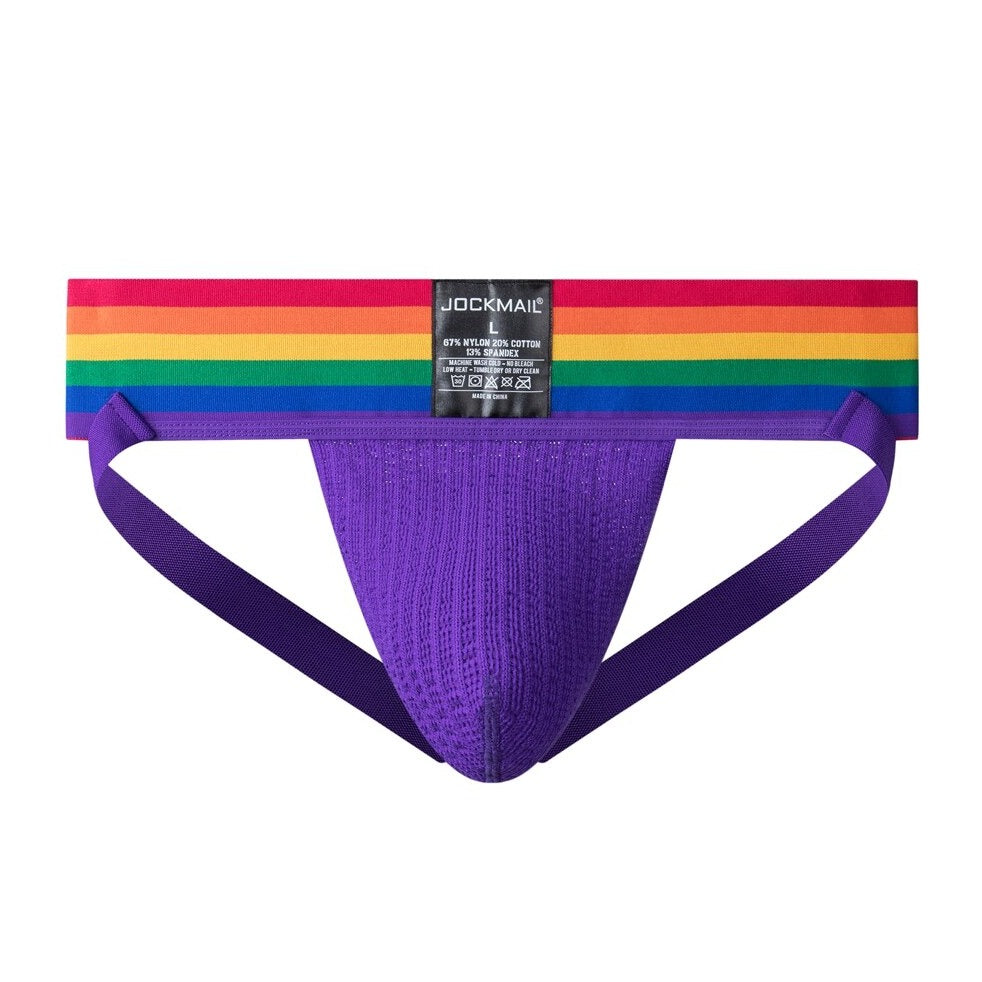 Jockmail 2024 New Rainbow Pride Jockstrap
