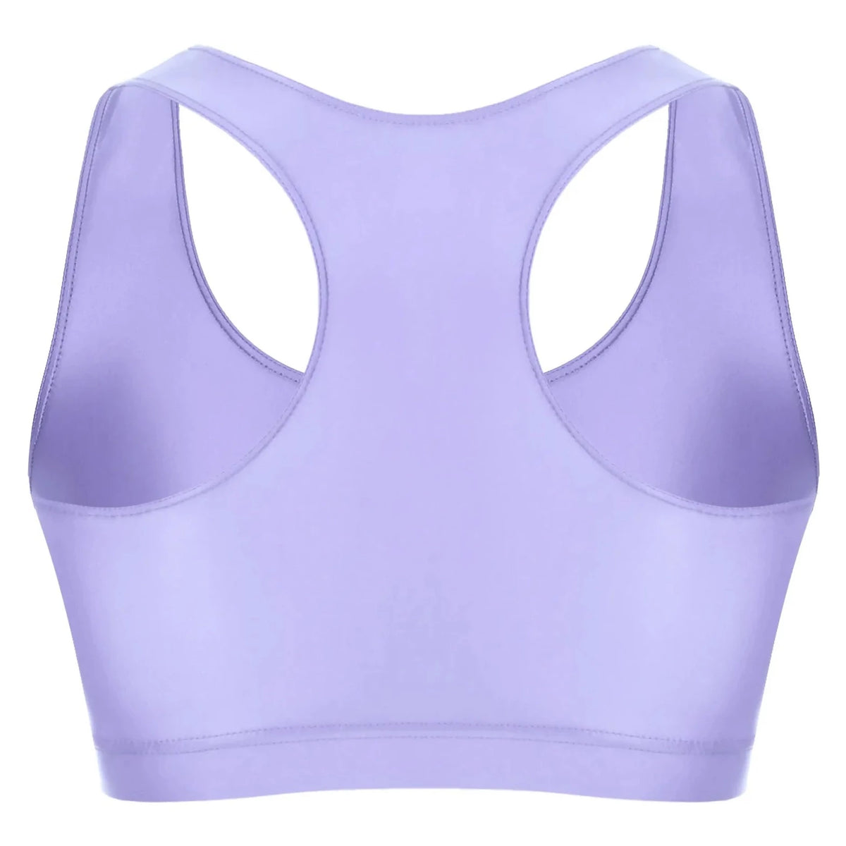 light purple Men's Glossy Sports Crop Top | Gay Crop Tops & Sports Wear - pridevoyageshop.com - gay crop tops, gay casual clothes and gay clothes store