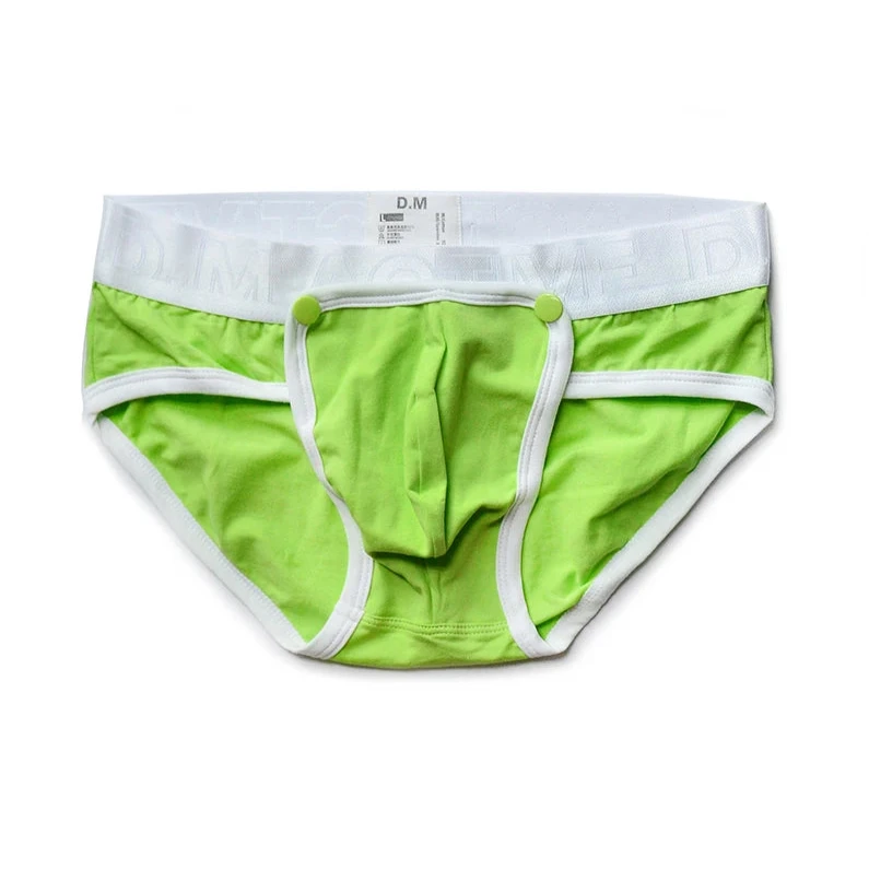 green DM Unhook Detachable Briefs - pridevoyageshop.com - gay men’s thongs, boxers, briefs and jockstraps