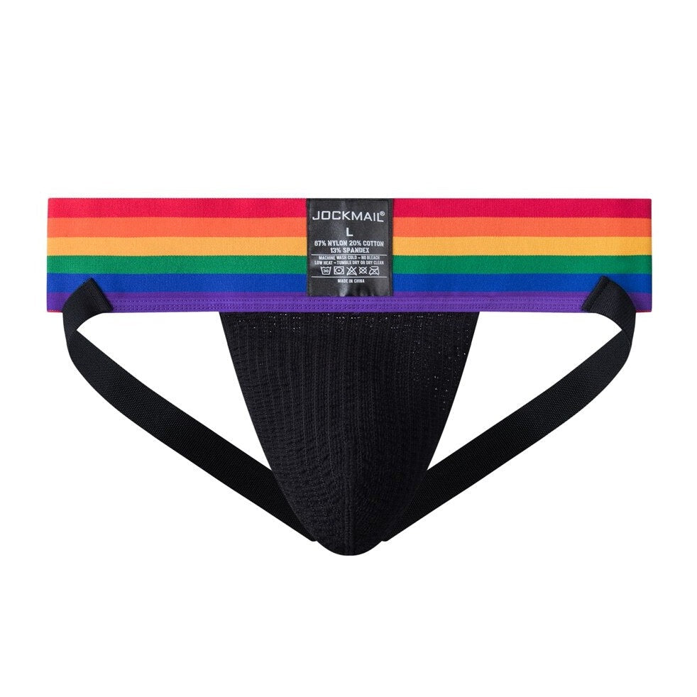 Jockmail 2024 New Rainbow Pride Jockstrap