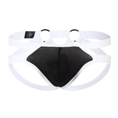 black Gay Jockstrap: Bondage Jockstrap & Erotic Gay Lingerie- pridevoyageshop.com - gay men’s underwear and swimwear