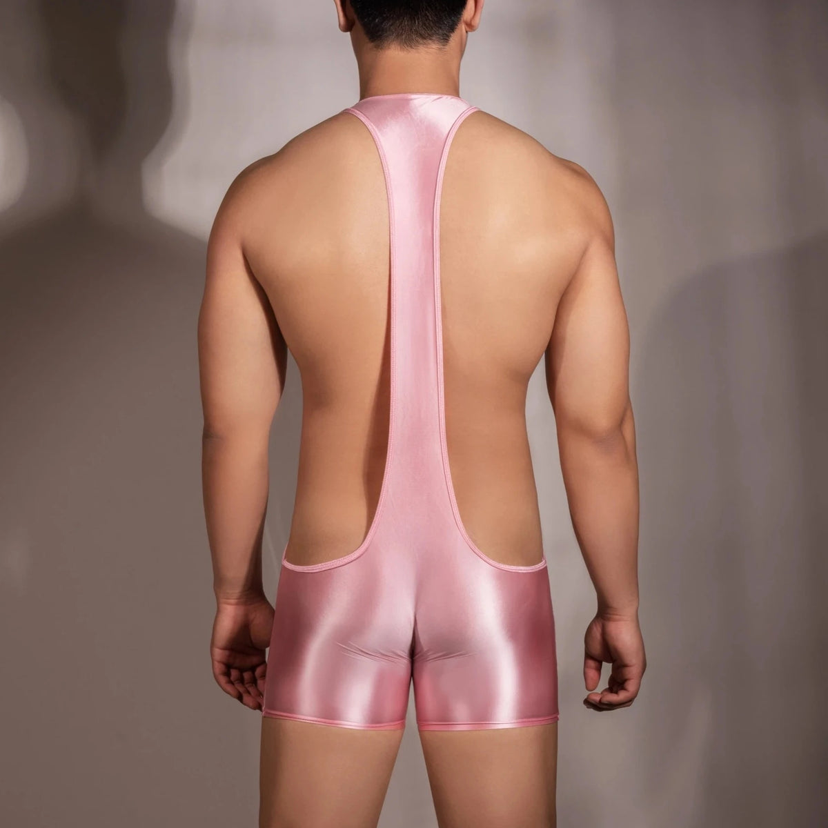 a hot man in pink Sleek Racerback Gym Singlet - Men's Singlets, Bodysuits, Rompers & Jumpsuits - pridevoyageshop.com
