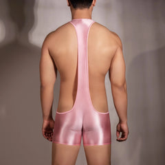 a hot man in pink Sleek Racerback Gym Singlet - Men's Singlets, Bodysuits, Rompers & Jumpsuits - pridevoyageshop.com