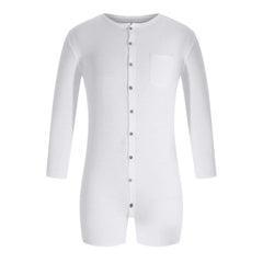Leave It Open Long-Sleeve Onesie Pajamas for Gay Men