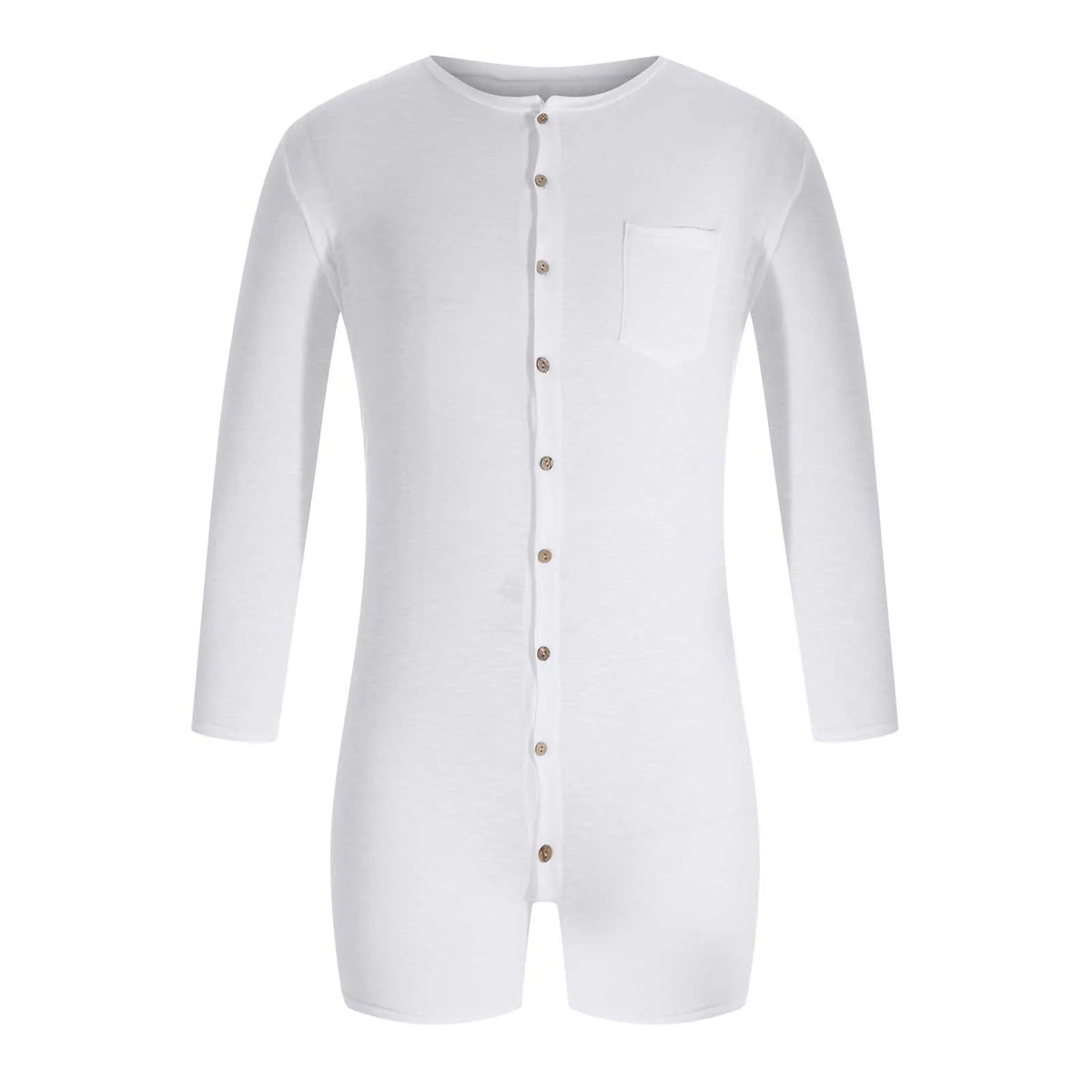 Leave It Open Long-Sleeve Onesie Pajamas for Gay Men