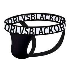 black ORLVS Bold Jockstrap - pridevoyageshop.com - gay men’s underwear and swimwear