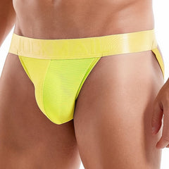 yellow Jockmail Fiesta Rave Bikini Briefs | Gay Men Underwear- pridevoyageshop.com - gay men’s underwear and swimwear